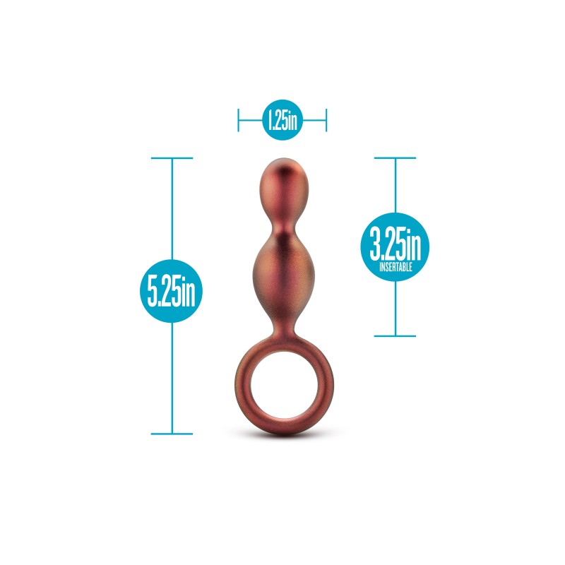 ANAL ADVENTURES MATRIX DUO LOOP PLUG COPPER